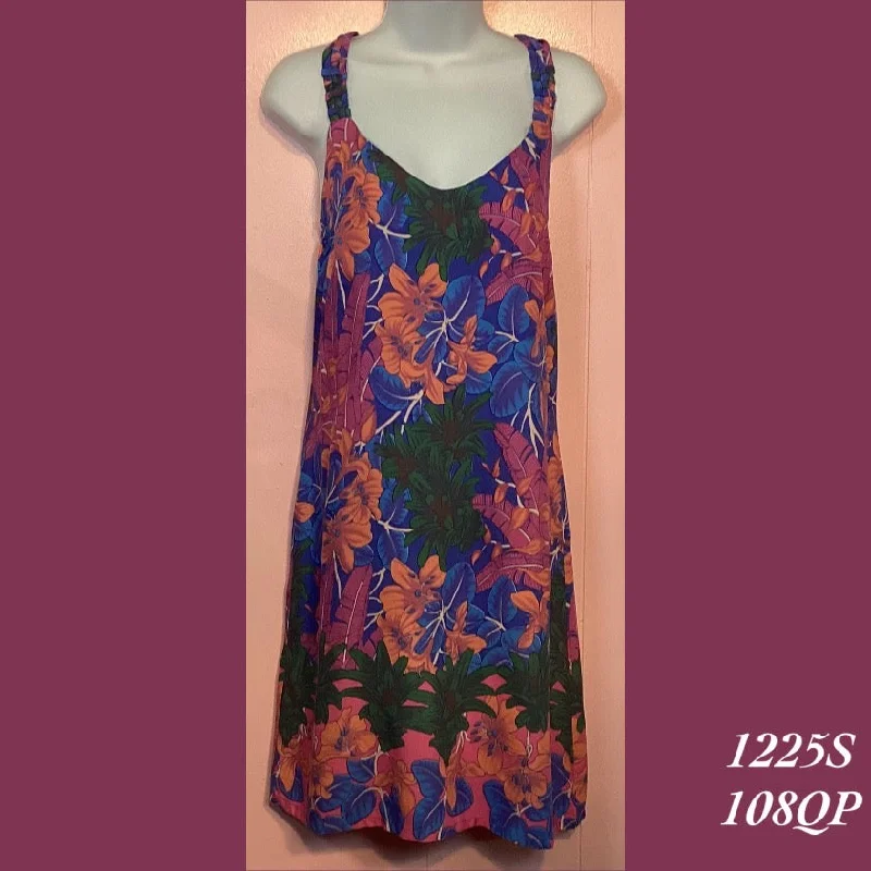 1225S - 108QP , Rainbow Jo braided strap sundress