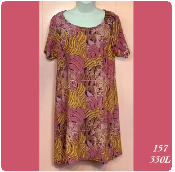 157S  -330L , Raglan Sleeve Dress with pockets