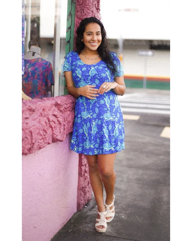 193S - 206W , Cap sleeved bias cut dress