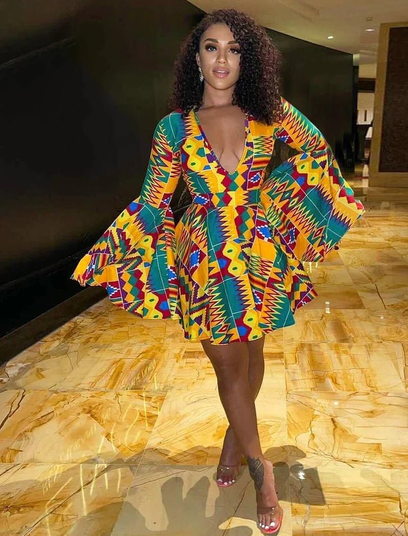 African Print Dress Sasha