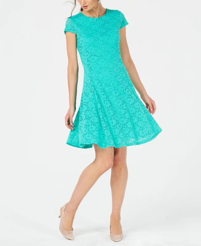 Lace Fit & Flare Dress