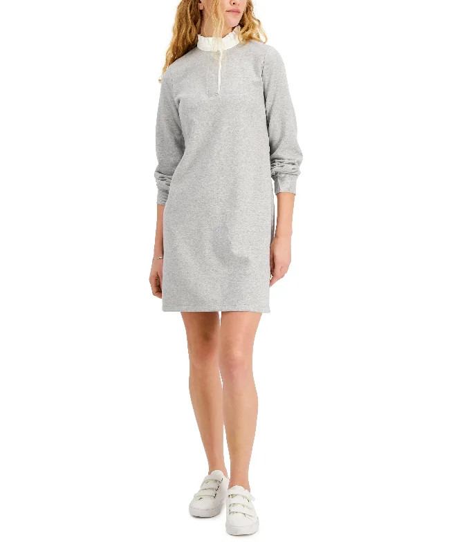 Charter Club Contrast Polo Dress