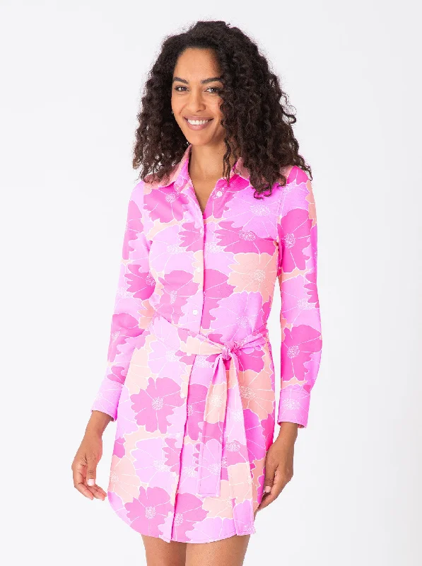 Daybreak Dress - Glowing Gardenia in Pink