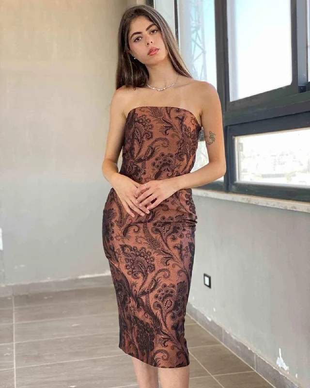 Gorgeous 00s Kaliko Jacquard Dress