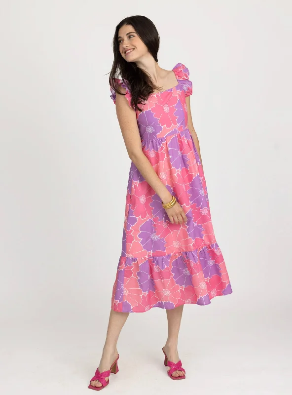 Highland Dress in Glowing Gardenia in Pink