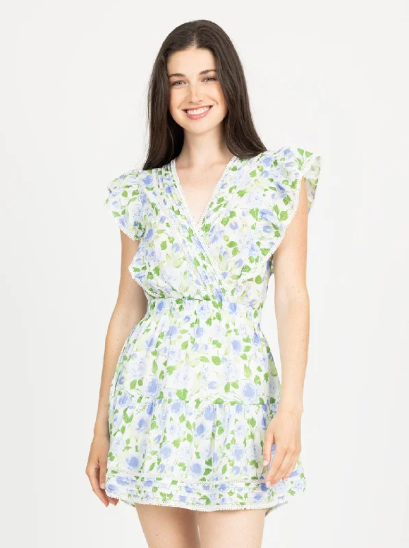 Maggie Dress in Rosebud Blue