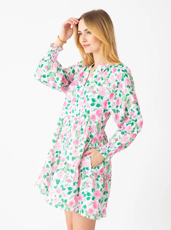 Megan Dress - Rosebud in Pink