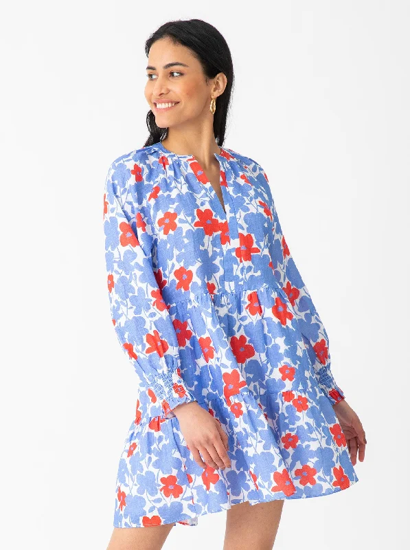 Megan Dress - Wildflower in Poppy