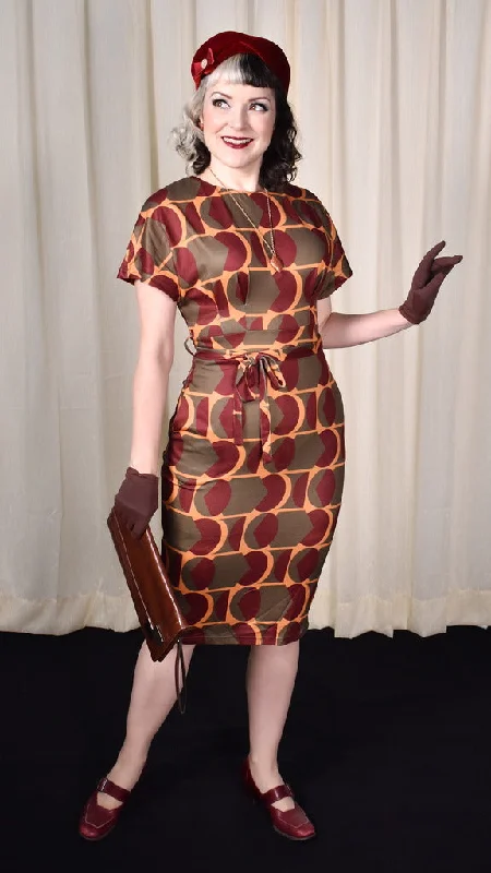 Faith in Deco Pencil Dress