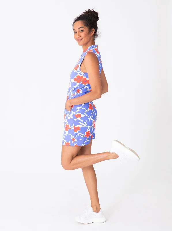 Newport Dress in Wildflower Poppy