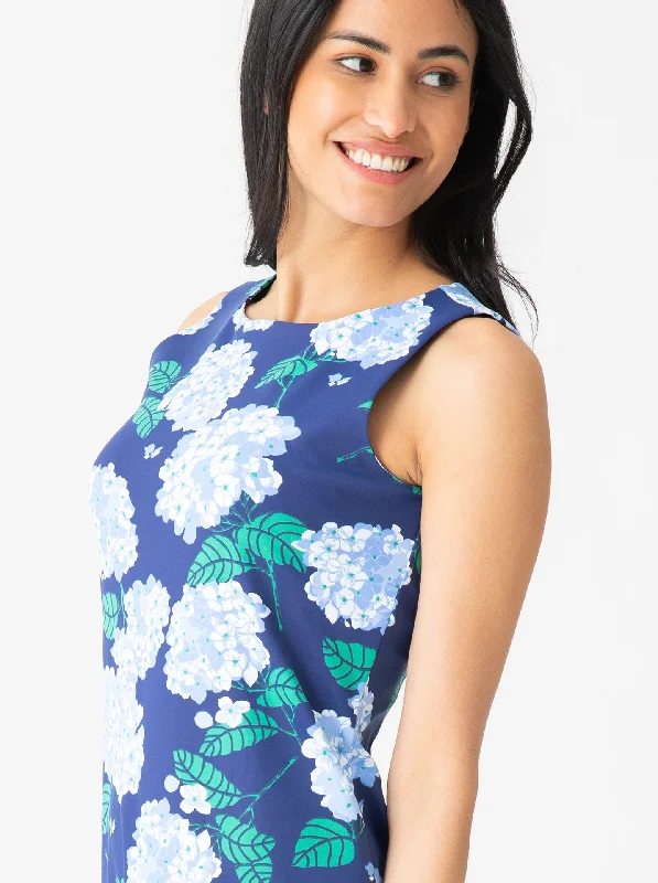 Ryder Dress - Hydrangea Walk in Regatta