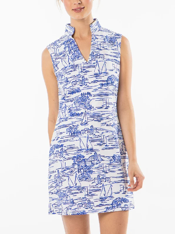 Schooner Dress - Set Sail in Sailor Blue