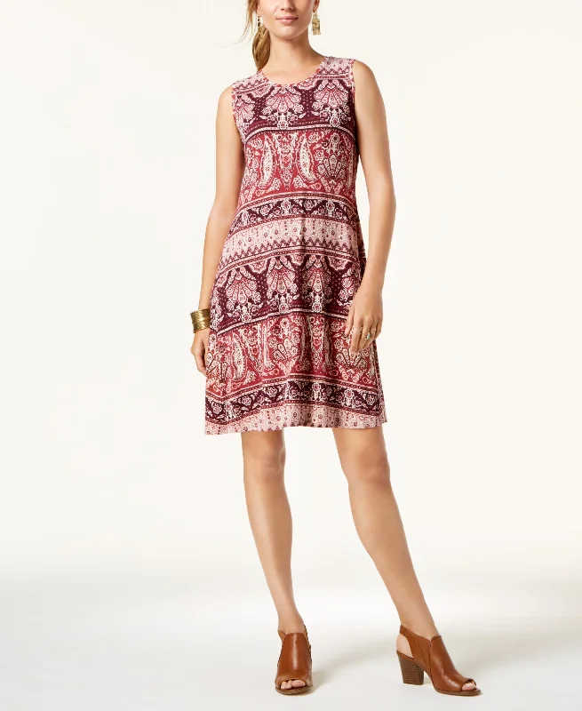 Style & Co Petite Printed Swing Dress