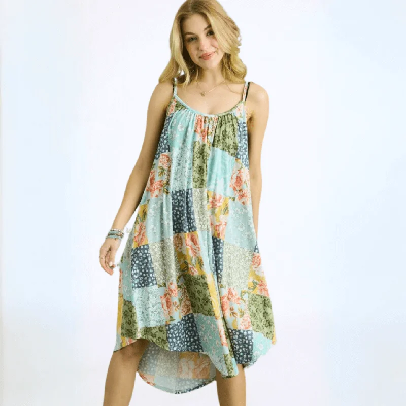 Patchwork Blue-Green