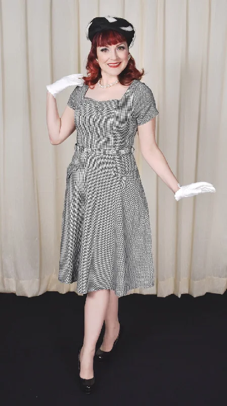 Houndstooth Swing Dress