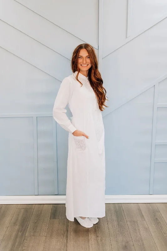 White Circle Dress