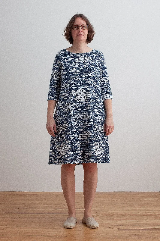 Women's Helsinki Dress - Under The Sea Navy