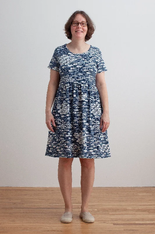 Women's Stockholm Dress - Under the Sea Navy