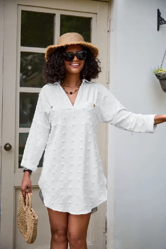 Women's V-neck beach dress