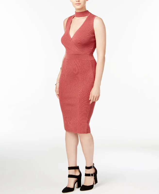 XOXO Juniors Surplice Choker Dress