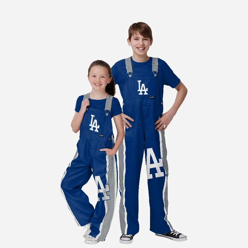 Los Angeles Dodgers Youth Team Stripe Bib Overalls Boho Printed Jumpsuit