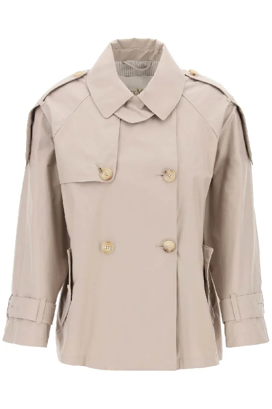 Waterproof Trench Coat  - Beige Comfortable Belted Wool Trench