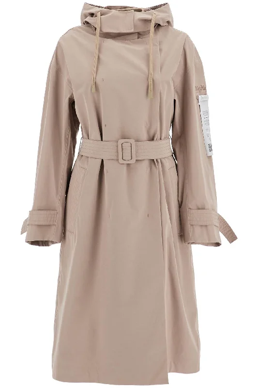 Waterproof Trench Coat With Inner Vest  - Neutro Elegant Long Sleeve Trench