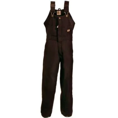 Berne WB515 DBN Women's Brown Insulated Bib Overalls Functional Cargo Overalls
