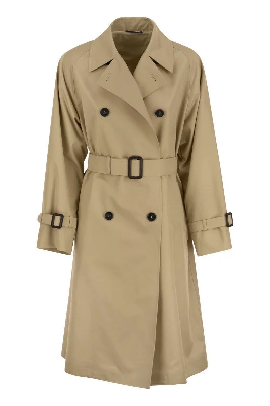CANASTA - Reversible trench coat Chic Military Style Trench