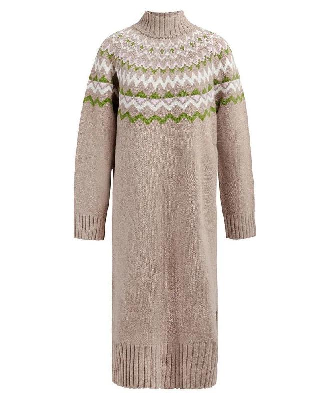 Chesil Knitted Dress - Light Trench Elegant Layered Trench Coat