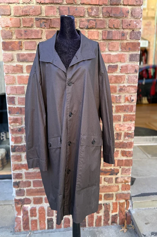 ESKANDAR Trench Coat / XS-US0 Cozy Winter Wool Trench