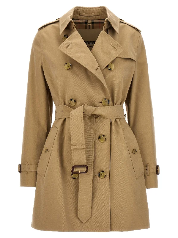Kensington Short Trench Coat Classic Belted Cotton Trench