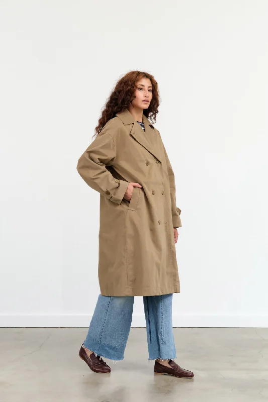 Mile Trench Stylish Long Trench Coat