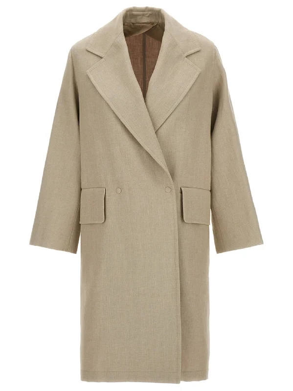 Mescal Trench Coat Stylish Wool Blend Trench Coat