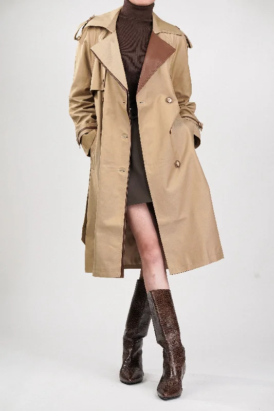 Sand Dune Trench Coat Comfortable Trench Coat Design