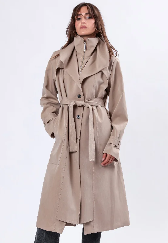 SPIRIT TAUPE TRENCHCOAT Classic Trench Coat Outerwear