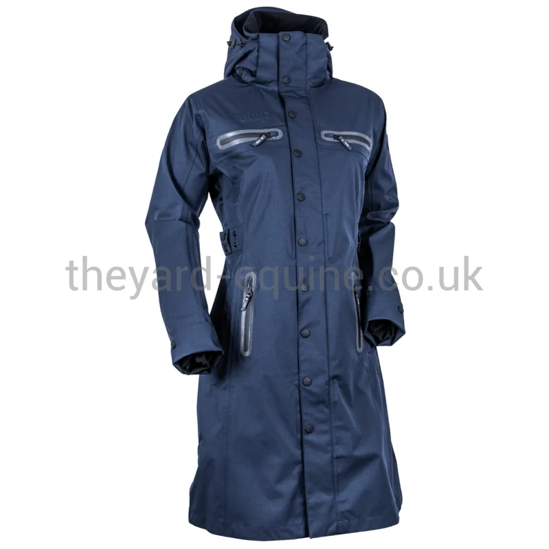 UHIP Coat - Mid Length Trench Navy Modern Trench Coat Design