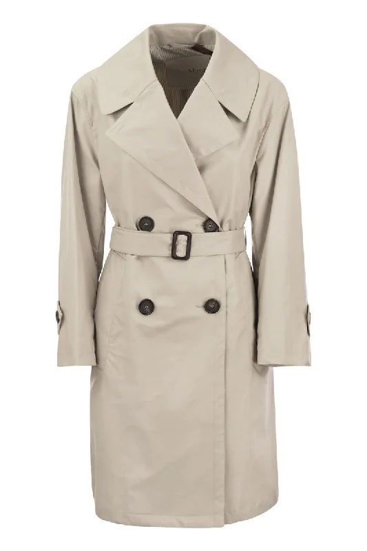 VTRENCH - Drip-proof cotton twill over trench coat Stylish Long Trench Coat