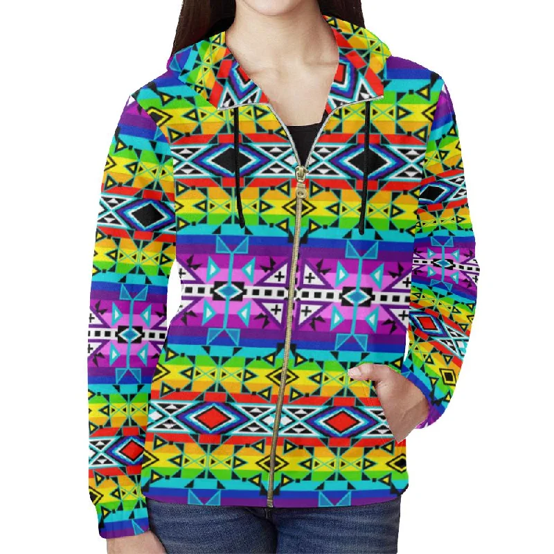 After the Rain Full Zip Hoodie for Women Hoodie with Slim Fit Tailored Modern