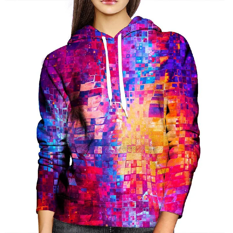 Color Portal Womens Hoodie Hoodie with Drawstring Waist Adjustable Fitted