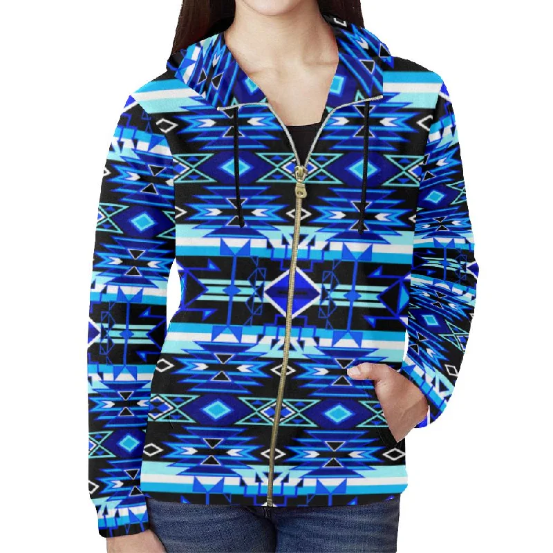 Force of Nature Winter Night Full Zip Hoodie for Women Hoodie with Hem Frayed Vintage Worn Force of Nature Winter Night Full Zip Hoodie for Women Hoodie with Hem Frayed Vintage Worn