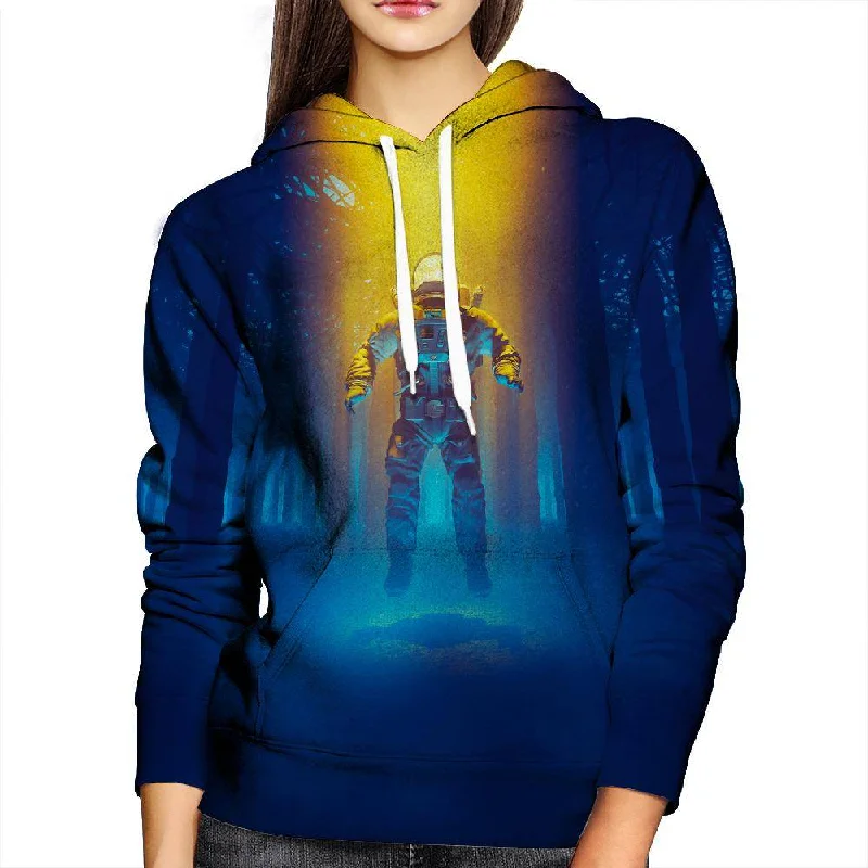Forest Flux Womens Hoodie Hoodie with Gradient Ombre Colorful