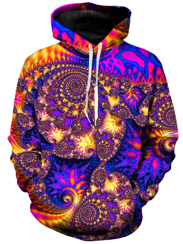 Fractal Forever Unisex Hoodie Hoodie Crop Top Short Trendy