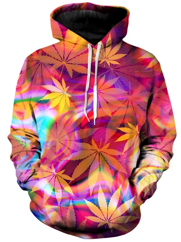 Ganja Dreamin Unisex Hoodie Hoodie with Thumb Holes Functional Cozy