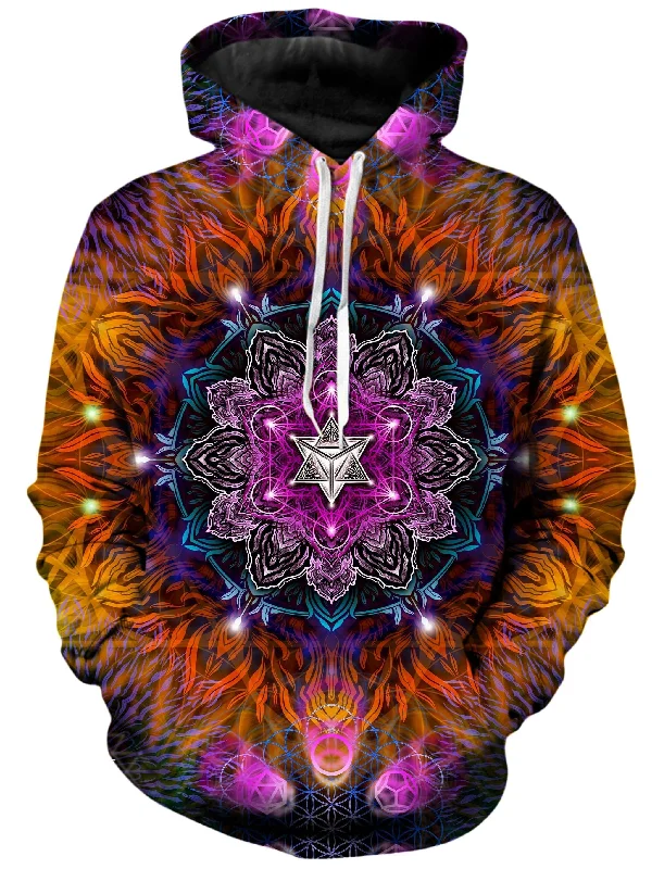 Geometric Vibes Unisex Hoodie Hoodie with Monochrome Minimalist Simple