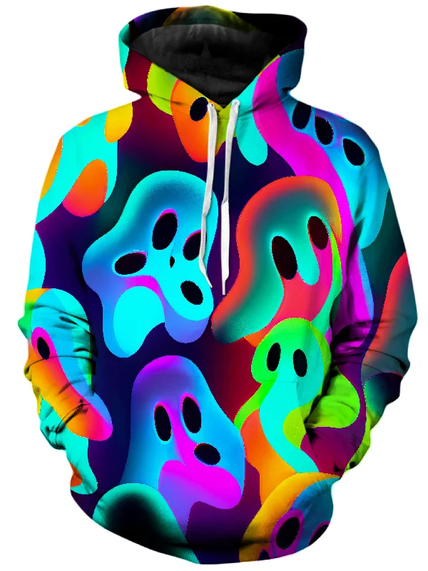 Ghostly Unisex Hoodie Hoodie with Oversized Fit Loose Comfortable