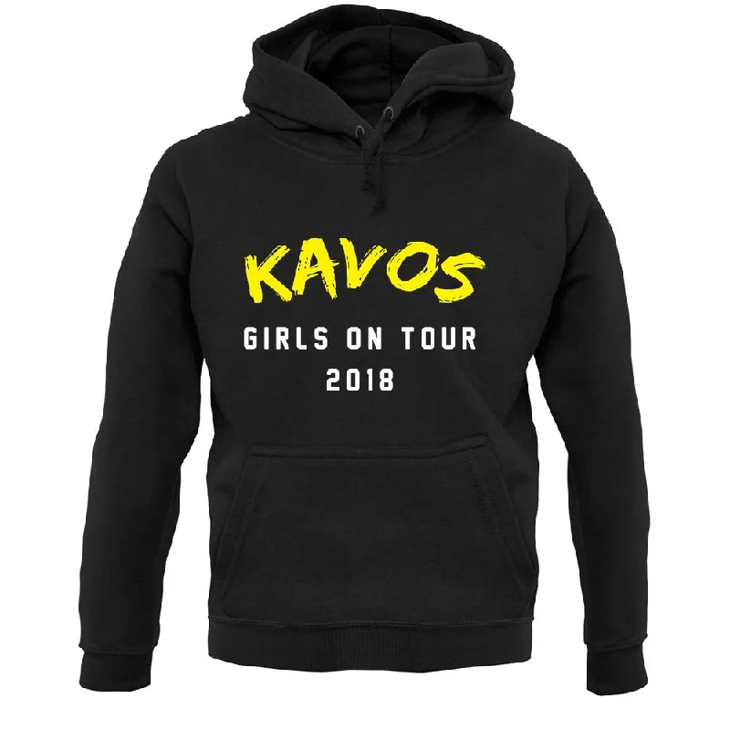 Girls On Tour Kavos Unisex Hoodie Hoodie with Hood Adjustable Protection