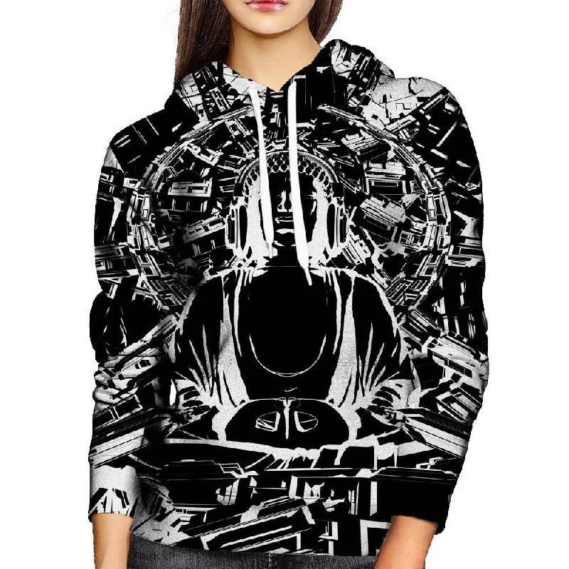 Hyper Zen Womens Hoodie Hoodie with Bell Sleeves Flared Feminine
