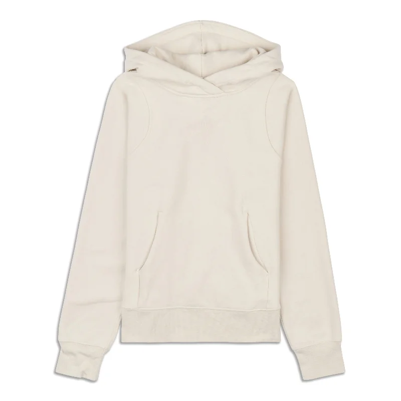 Loungeful Hoodie Hoodie with Hem Applique Textured Unique
