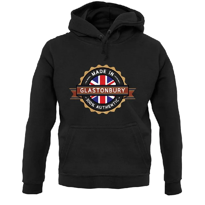 Made In Glastonbury 100% Authentic Unisex Hoodie Hoodie with Relaxed Fit Easy Casual Made In Glastonbury 100% Authentic Unisex Hoodie Hoodie with Relaxed Fit Easy Casual